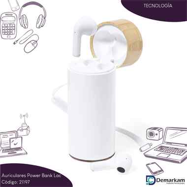 Auriculares Power Bank Lac