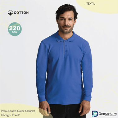 Polo Adulto Color Charlot