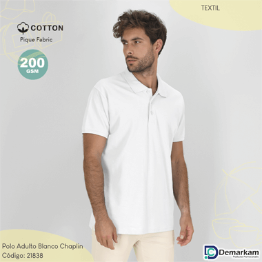 Polo Adulto Blanco Chaplin